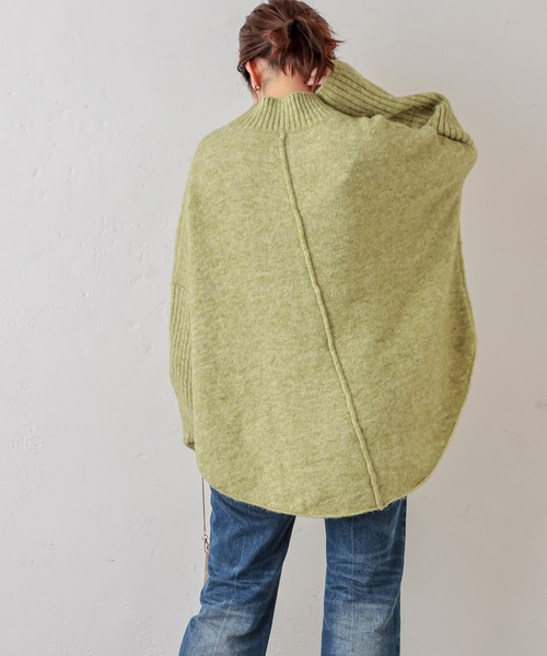 natural couture(ナチュラルクチュール)の「アウトシームラウンドヘムプルオーバー(ニット/セーター・レディース・ベージュ/グリーン/ブルー系その他/ライトベージュ・FREE)」の19枚目の写真