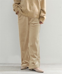 毛布のような肌ざわり裏起毛 暖かリラックスパンツ