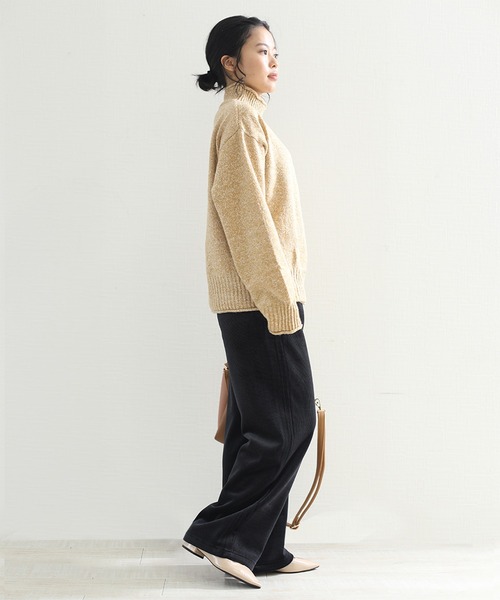 aimoha（アイモハ）の「毛布のような肌ざわり裏起毛 暖かリラックスパンツ (AW)（その他パンツ・レディース・ベージュ/グレー/ブラウン/ブラック・MEDIUM/LARGE/X-LARGE/XXXX-LARGE/XX-LARGE/SMALL/XXX-LARGE）」の18枚目の写真