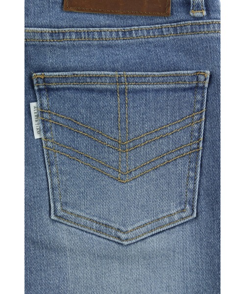 ALEXIA STAM(アリシアスタン)の「Wide Straight Jeans/ワイドストレートジーンズ(デニムパンツ・レディース・ライトブルー/ブルー・S/M/XS)」の4枚目の写真