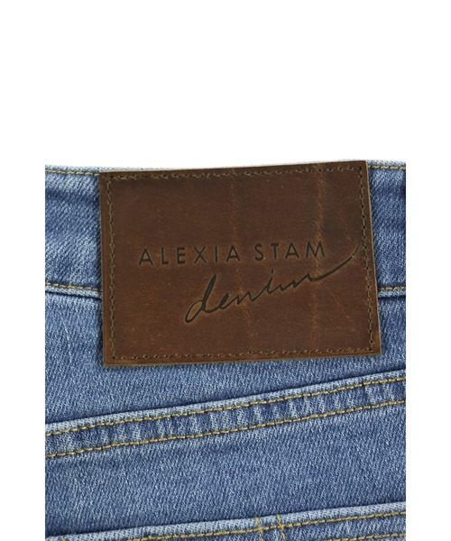 ALEXIA STAM(アリシアスタン)の「Wide Straight Jeans/ワイドストレートジーンズ(デニムパンツ・レディース・ライトブルー/ブルー・S/M/XS)」の18枚目の写真