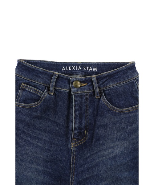 ALEXIA STAM(アリシアスタン)の「Wide Straight Jeans/ワイドストレートジーンズ(デニムパンツ・レディース・ライトブルー/ブルー・S/M/XS)」の8枚目の写真