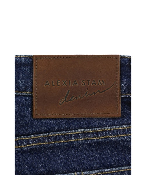 ALEXIA STAM(アリシアスタン)の「Wide Straight Jeans/ワイドストレートジーンズ(デニムパンツ・レディース・ライトブルー/ブルー・S/M/XS)」の5枚目の写真