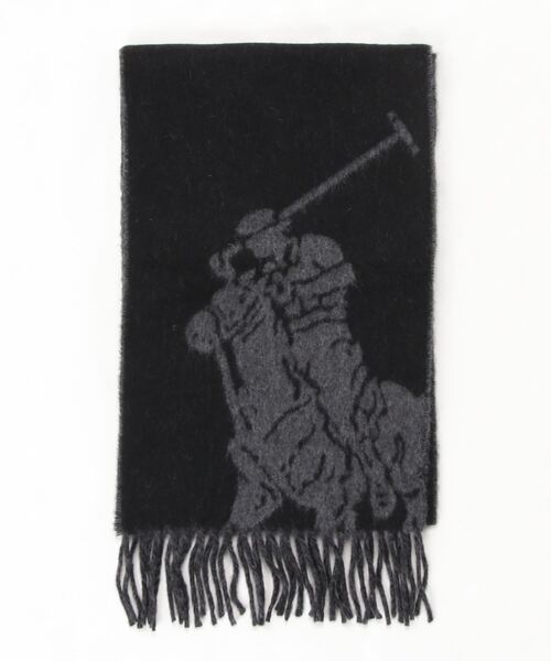 新品未使用　ポロ　ラルフローレン　ビックボニー　リバーシブル　ウール　マフラー POLO RALPH LAUREN（ポロ ラルフ ローレン）の「【POLO