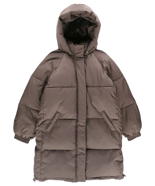 アリシアスタン　コート セール】Long Padded Coat/ロゴパデッドコート（ダウン