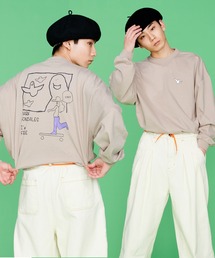 Mark Gonzales/マークゴンザレス 別注コラボ オーバーサイズロゴロンT
