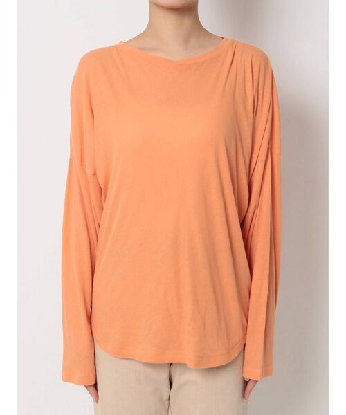 Ungrid（アングリッド）の「シアーロングスリーブTee（Tシャツ/カットソー・レディース・オフホワイト/オレンジ/ミント/パープル・FREE）」の15枚目の写真