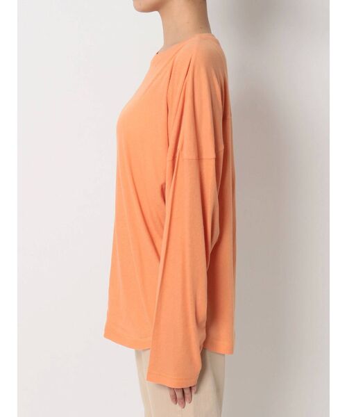 Ungrid（アングリッド）の「シアーロングスリーブTee（Tシャツ/カットソー・レディース・オフホワイト/オレンジ/ミント/パープル・FREE）」の16枚目の写真