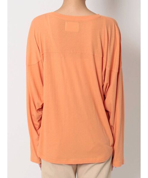 Ungrid（アングリッド）の「シアーロングスリーブTee（Tシャツ/カットソー・レディース・オフホワイト/オレンジ/ミント/パープル・FREE）」の17枚目の写真