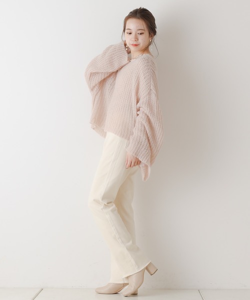 Chico（チコ）の「ストレートカラーデニム（デニムパンツ・レディース・ブラック/ライトベージュ/ブルー・SMALL/MEDIUM）」の19枚目の写真