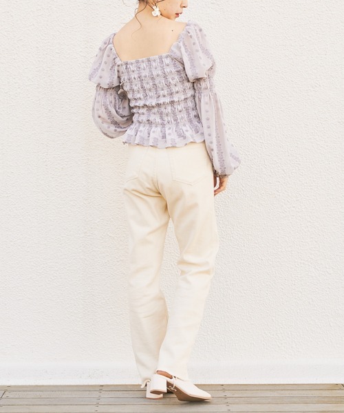 Chico（チコ）の「ストレートカラーデニム（デニムパンツ・レディース・ブラック/ライトベージュ/ブルー・SMALL/MEDIUM）」の21枚目の写真