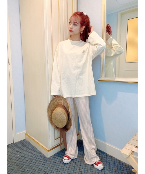 jumelle（ジュメロ）の「ロゴカットソー（Tシャツ/カットソー・レディース・オフホワイト/クリーム・FREE）」の5枚目の写真