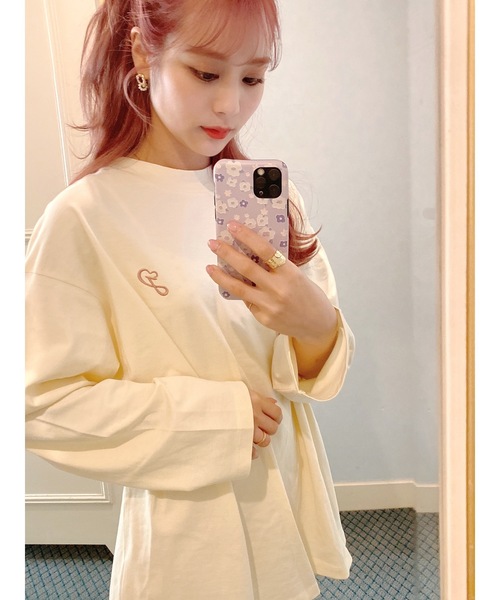 jumelle（ジュメロ）の「ロゴカットソー（Tシャツ/カットソー・レディース・オフホワイト/クリーム・FREE）」の10枚目の写真