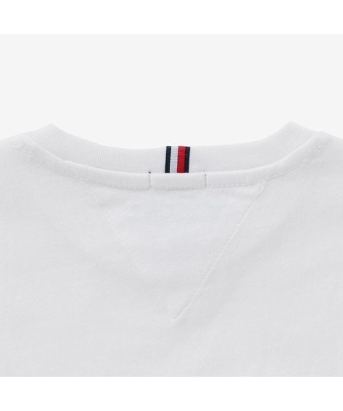 TOMMY HILFIGER（トミーヒルフィガー）の「【90~170㎝展開】ベーシックフラッグロングスリーブTシャツ（Tシャツ/カットソー・キッズ・ホワイト/ネイビー・90cm/110cm/100cm/120cm/130cm/140cm/150cm/160cm/170cm）」の7枚目の写真