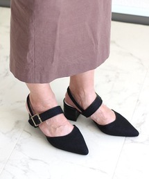 ベルトバックバンドミュール(204-32636)JELLY BEANS(ジェリービーンズ)