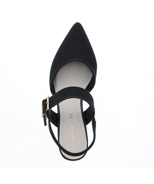 JELLY BEANS（ジェリービーンズ）の「ベルトバックバンドミュール(204-32636)JELLY BEANS(ジェリービーンズ)（サンダル・レディース・ブラック/ベージュ・S/M/L）」の5枚目の写真