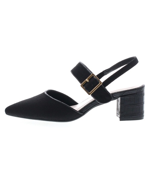 JELLY BEANS（ジェリービーンズ）の「ベルトバックバンドミュール(204-32636)JELLY BEANS(ジェリービーンズ)（サンダル・レディース・ブラック/ベージュ・S/M/L）」の8枚目の写真