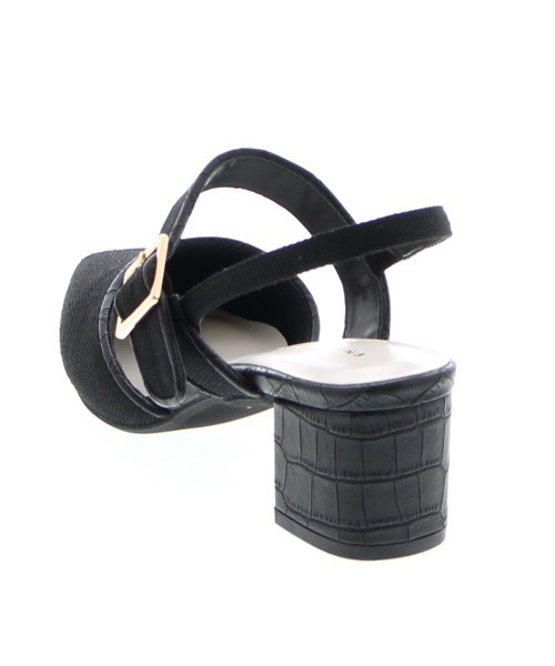 JELLY BEANS（ジェリービーンズ）の「ベルトバックバンドミュール(204-32636)JELLY BEANS(ジェリービーンズ)（サンダル・レディース・ブラック/ベージュ・S/M/L）」の7枚目の写真