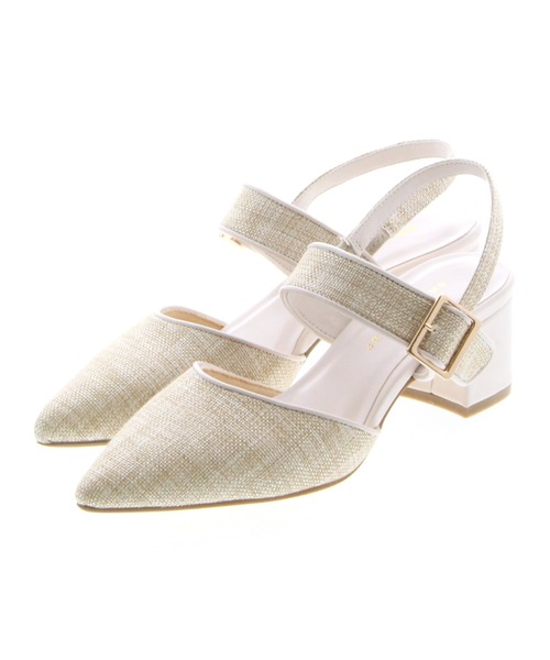 JELLY BEANS（ジェリービーンズ）の「ベルトバックバンドミュール(204-32636)JELLY BEANS(ジェリービーンズ)（サンダル・レディース・ブラック/ベージュ・S/M/L）」の6枚目の写真