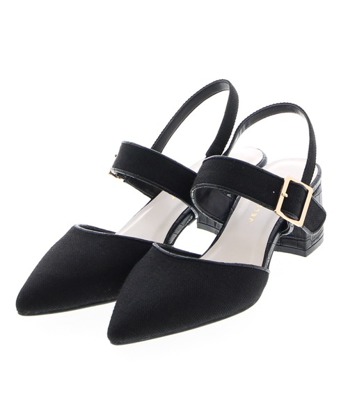 JELLY BEANS（ジェリービーンズ）の「ベルトバックバンドミュール(204-32636)JELLY BEANS(ジェリービーンズ)（サンダル・レディース・ブラック/ベージュ・S/M/L）」の17枚目の写真