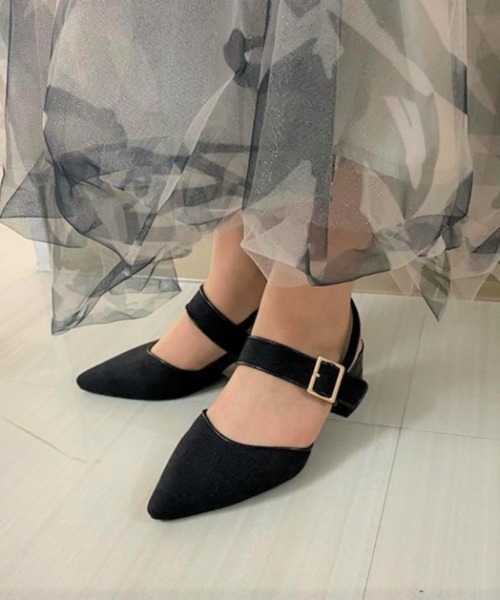 JELLY BEANS（ジェリービーンズ）の「ベルトバックバンドミュール(204-32636)JELLY BEANS(ジェリービーンズ)（サンダル・レディース・ブラック/ベージュ・S/M/L）」の14枚目の写真