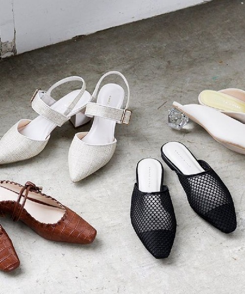 JELLY BEANS（ジェリービーンズ）の「ベルトバックバンドミュール(204-32636)JELLY BEANS(ジェリービーンズ)（サンダル・レディース・ブラック/ベージュ・S/M/L）」の11枚目の写真