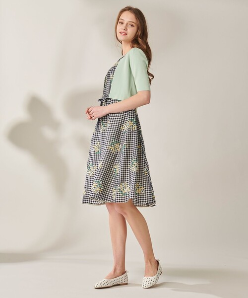美品！TOCCA トッカ　カシュクール　ワンピース 洗える】BRIGHT LUMINOUS ドレス （ロング・マキシ丈ワンピース