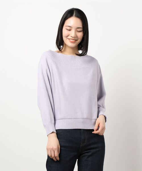 KOBE LETTUCE(コウベレタス)の「3wayドルマンニットトップス(ニット/セーター・レディース・ブラック/ベージュ系その他/グリーン系その他/パープル系その他・FREE)」の16枚目の写真
