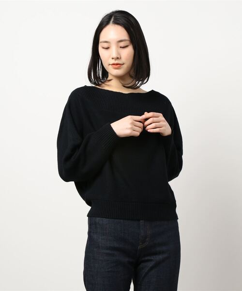 KOBE LETTUCE(コウベレタス)の「3wayドルマンニットトップス(ニット/セーター・レディース・ブラック/ベージュ系その他/グリーン系その他/パープル系その他・FREE)」の17枚目の写真