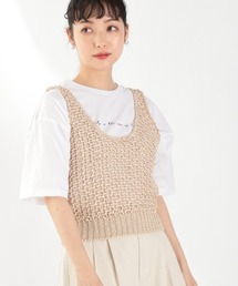 LOWRYS FARM | テープヤーンビスチェ　937259(ベスト)