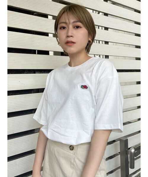 MURUA(ムルーア)の「【MURUA×FRUIT OF THE LOOM】コラボTシャツ【2枚パック】(Tシャツ/カットソー・レディース・その他1・FREE)」の4枚目の写真