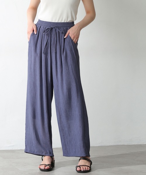 Honeys（ハニーズ）の「イージーストレートパンツ（その他パンツ・レディース・ピンク/ブラック/ブルー系その他/モカ/ミント/ベージュ/ブラウン/ダークブルー・L/M/S/LL）」の6枚目の写真