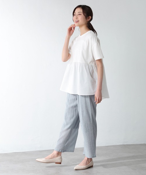 Honeys（ハニーズ）の「イージーストレートパンツ（その他パンツ・レディース・ピンク/ブラック/ブルー系その他/モカ/ミント/ベージュ/ブラウン/ダークブルー・L/M/S/LL）」の21枚目の写真