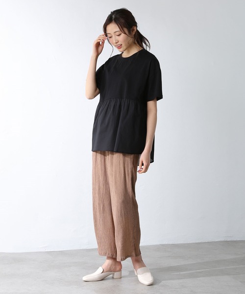 Honeys（ハニーズ）の「イージーストレートパンツ（その他パンツ・レディース・ピンク/ブラック/ブルー系その他/モカ/ミント/ベージュ/ブラウン/ダークブルー・L/M/S/LL）」の13枚目の写真