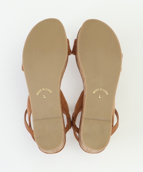 ikka（イッカ）の「バックストラップフラットサンダル（サンダル・レディース・ホワイト/ブラック/ベージュ・M/L）」の6枚目の写真