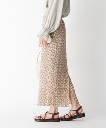 OPAQUE.CLIP | フラワープリーツスカート(スカート)