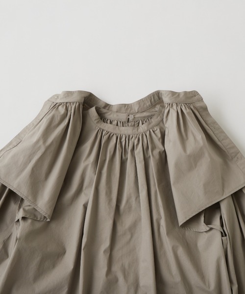 WHO'S WHO gallery（フーズフーギャラリー）の「セパレートシャツワンピース（シャツワンピース・レディース・ブラック/グレー/オフホワイト・FREE）」の5枚目の写真