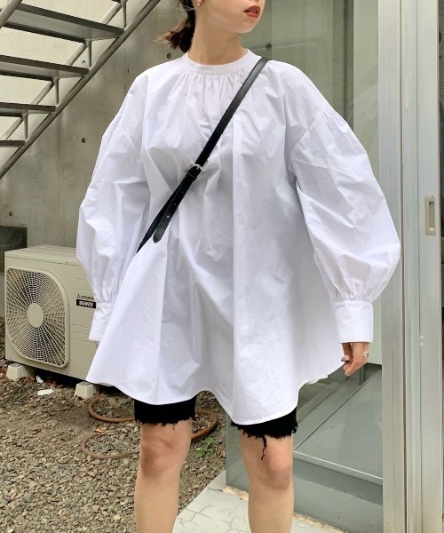 WHO'S WHO gallery（フーズフーギャラリー）の「セパレートシャツワンピース（シャツワンピース・レディース・ブラック/グレー/オフホワイト・FREE）」の20枚目の写真