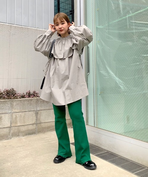 WHO'S WHO gallery（フーズフーギャラリー）の「セパレートシャツワンピース（シャツワンピース・レディース・ブラック/グレー/オフホワイト・FREE）」の16枚目の写真