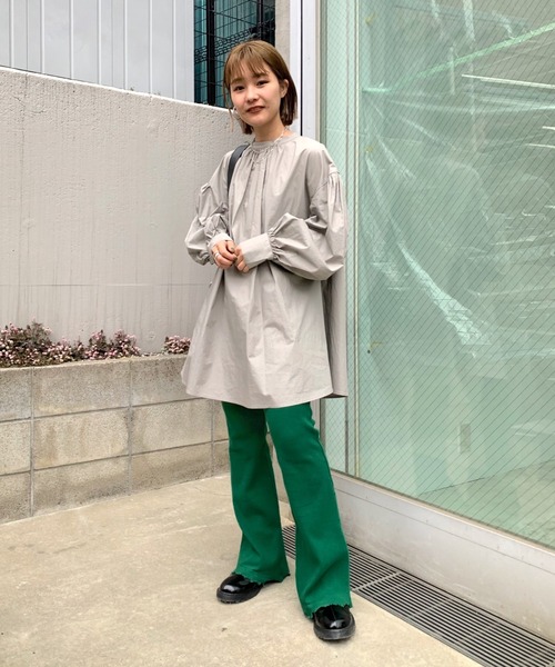 WHO'S WHO gallery（フーズフーギャラリー）の「セパレートシャツワンピース（シャツワンピース・レディース・ブラック/グレー/オフホワイト・FREE）」の17枚目の写真