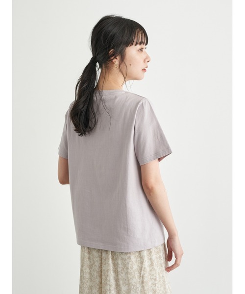 earth music&ecology（アースミュージックアンドエコロジー）の「No rainTシャツ　＊（Tシャツ/カットソー・レディース・ブラック/オフホワイト/ラベンダー・FREE）」の6枚目の写真