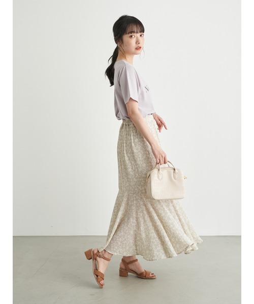 earth music&ecology（アースミュージックアンドエコロジー）の「No rainTシャツ　＊（Tシャツ/カットソー・レディース・ブラック/オフホワイト/ラベンダー・FREE）」の13枚目の写真