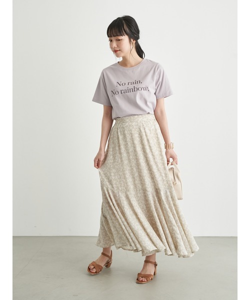 earth music&ecology（アースミュージックアンドエコロジー）の「No rainTシャツ　＊（Tシャツ/カットソー・レディース・ブラック/オフホワイト/ラベンダー・FREE）」の15枚目の写真