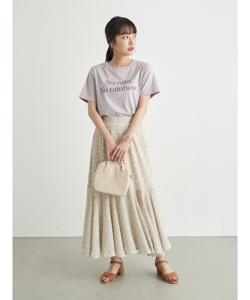 earth music&ecology（アースミュージックアンドエコロジー）の「No rainTシャツ　＊（Tシャツ/カットソー・レディース・ブラック/オフホワイト/ラベンダー・FREE）」の10枚目の写真