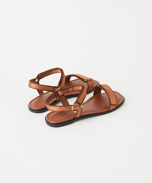 GALLARDAGALANTE(ガリャルダガランテ)の「サテンベルクロサンダル(サンダル・レディース・ブラウン/ブラック・38/36/37)」の7枚目の写真