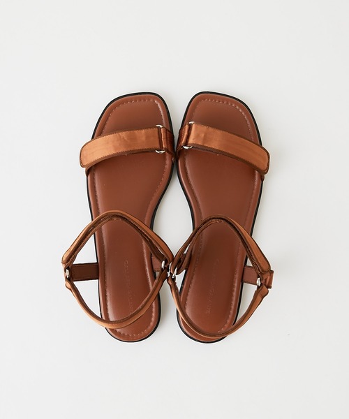 GALLARDAGALANTE(ガリャルダガランテ)の「サテンベルクロサンダル(サンダル・レディース・ブラウン/ブラック・38/36/37)」の16枚目の写真