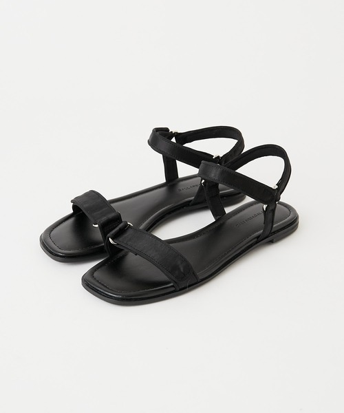 GALLARDAGALANTE(ガリャルダガランテ)の「サテンベルクロサンダル(サンダル・レディース・ブラウン/ブラック・38/36/37)」の9枚目の写真