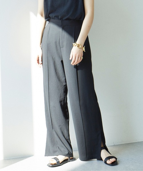 GALLARDAGALANTE(ガリャルダガランテ)の「サテンベルクロサンダル(サンダル・レディース・ブラウン/ブラック・38/36/37)」の5枚目の写真