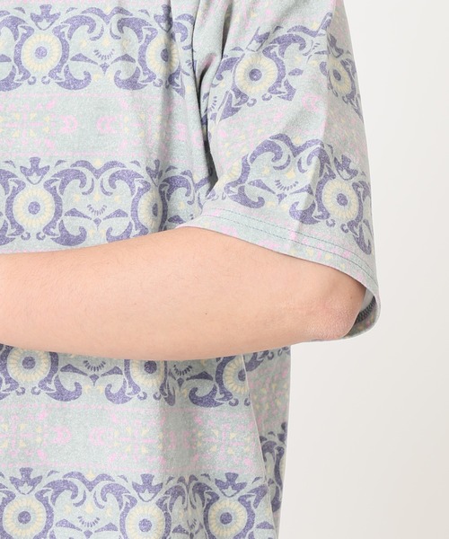 JOURNAL STANDARD relume（ジャーナルスタンダード　レリューム）の「パターンプリントS/STEE（Tシャツ/カットソー・メンズ・グリーン系その他/グリーン系その他2/グリーン・MEDIUM/LARGE）」の15枚目の写真