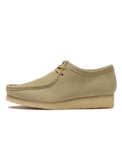 Clarks(クラークス)の「Wallabee 261555157(モカシン/デッキシューズ・メンズ・アイボリー・11/8/10/9/7/7h/8h/9h/10h/6/6h)」の1枚目の写真